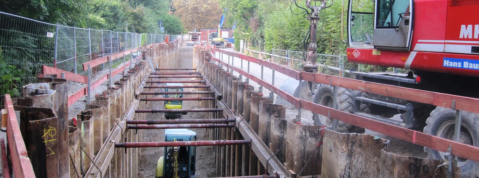 Tiefbau Baustelle Hans Baur GmbH