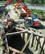 Dichtheitsprüfung und Abnahme